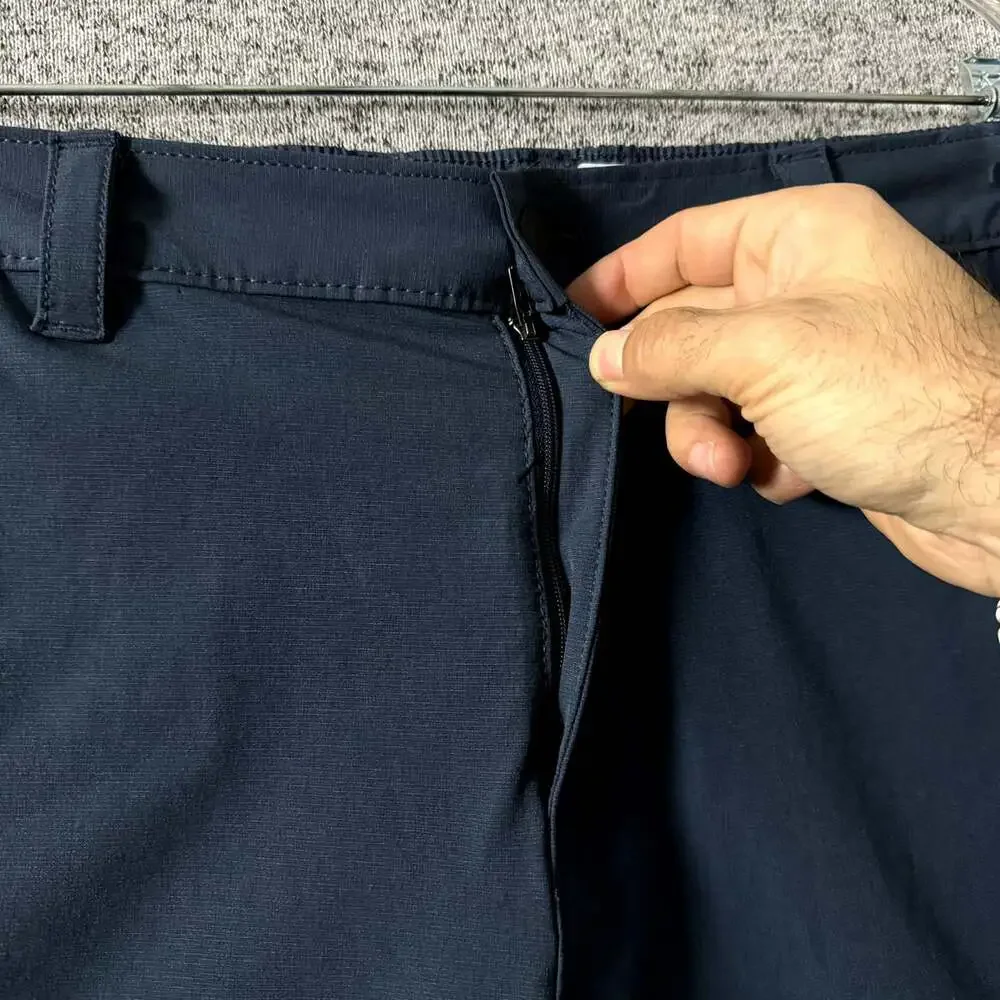 Banana Republic Men's Size 34 Blue Polyester Chino Shorts